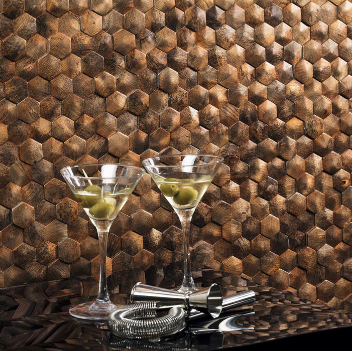 DUNE 187542 CORTEN Mosaico De Aluminio