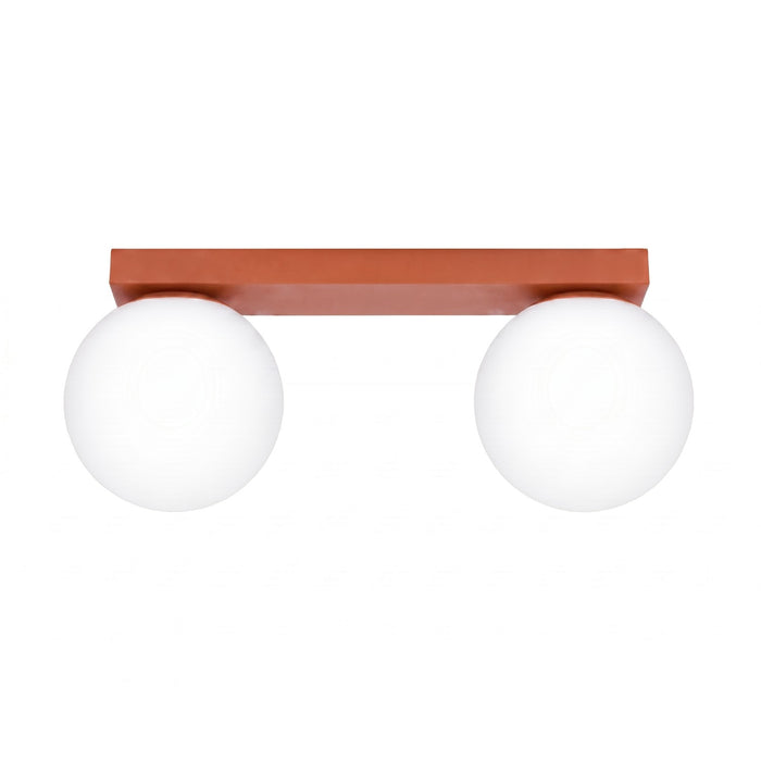 SOLLUX SL.2245 Plafón Yoli 2 Ocre Rojo