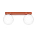 SOLLUX SL.2245 Plafón Yoli 2 Ocre Rojo
