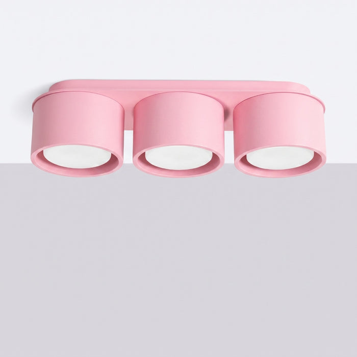 SOLLUX SL.2468 Plafón MODO 3 rosa Gx53