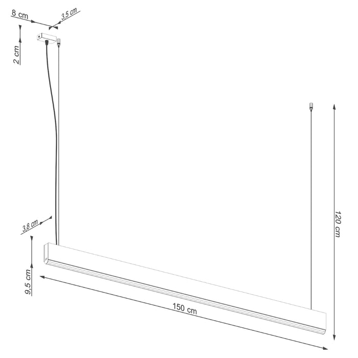 SOLLUX TH.324 LYKKE Pendant Lamp 150 LED 3000K