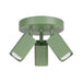 SOLLUX SL.3306 Lámpara De Techo Rayo 3P Verde Salvia