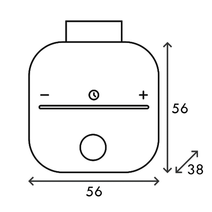 LLAVISAN L305924 Termostato Wifi Negro Con Resistencia