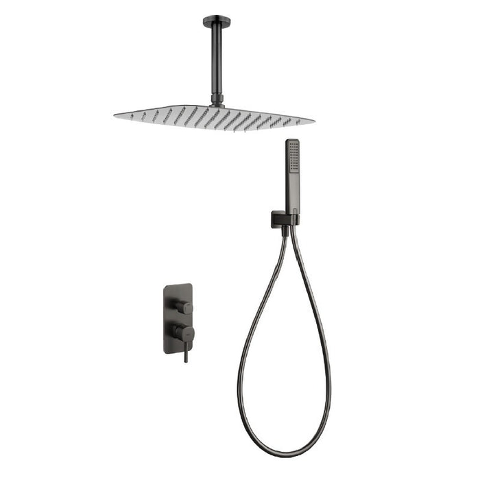 IMEX GPA068/BGM TOSCANA-AREZZO Monomando Conjunto Empotrado Black Gun Metal