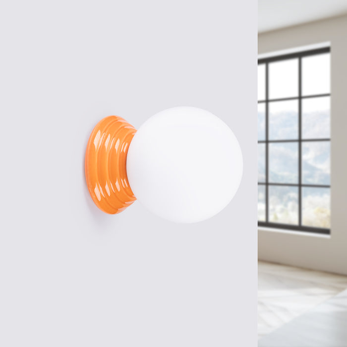 SOLLUX SL.1893 Aplique ZORI naranja IP44 naranja