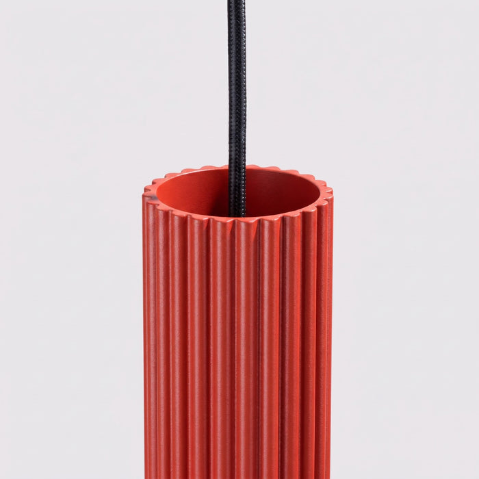 SOLLUX SL.2335 Lámpara colgante KARBON 1 rojo