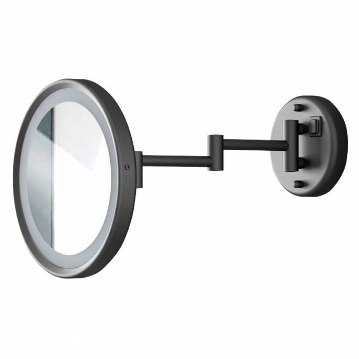 GEDY 21001400000 SARAH Espejo Aumento LED Color Negro