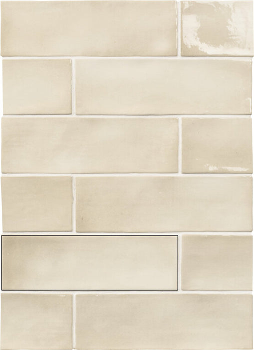 CARMEN A039326 SEVILLE BONE 6,5x20 Azulejo Esmaltado