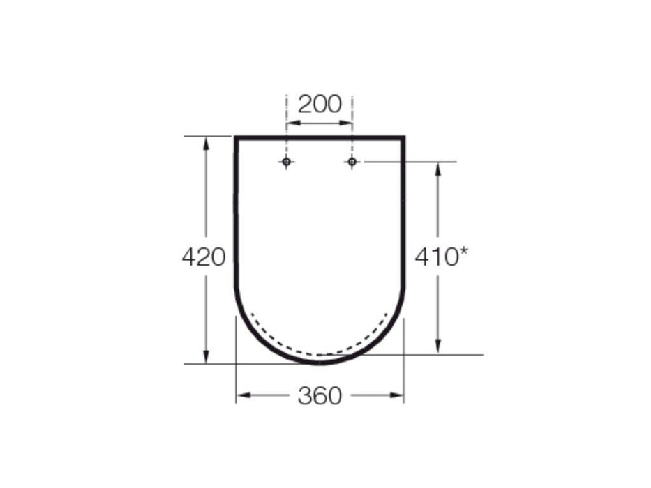 ROCA A801620004 Hall Asiento Inodoro Compacto 24/48 Horas ROCA 