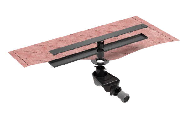 ESTIL GURU EVOLUX LISA DARK Integrated Shower Drain Black Color