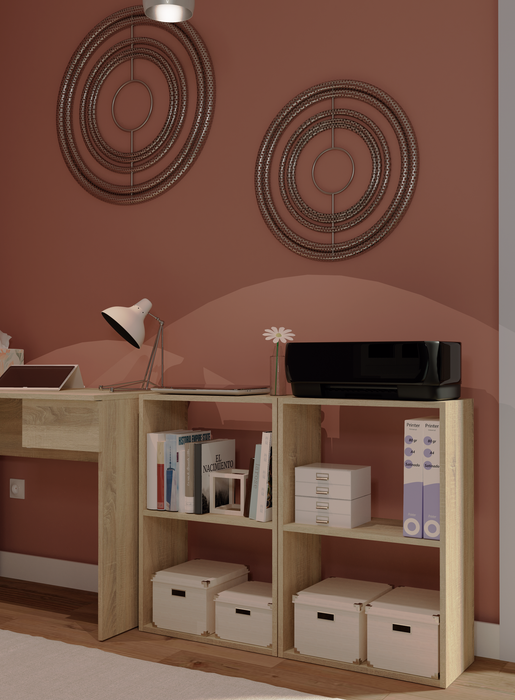 MUEBLES PITARCH Estantería Tibet Roble Cambrian