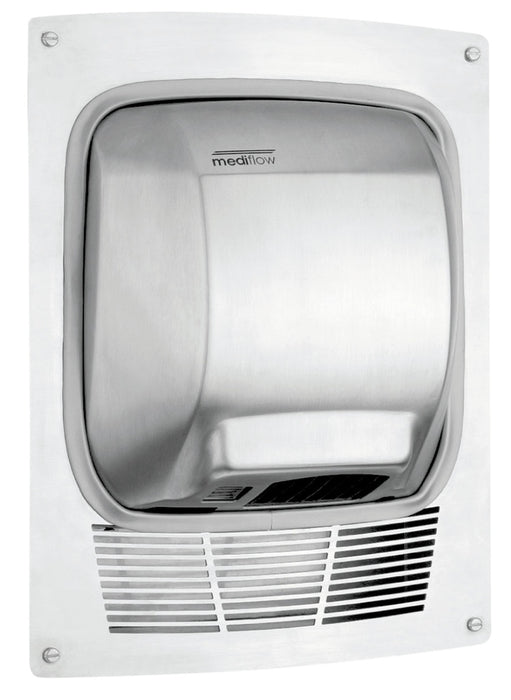 MEDICLINICS KT0010CS Kit de Empotramiento para Secador de Manos Mediflow Acabado Satinado (Sin Secador).