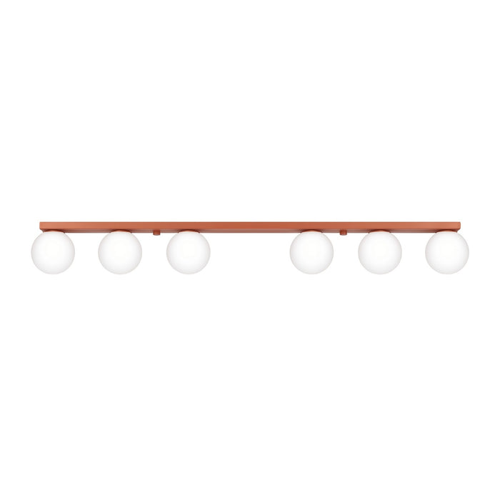 SOLLUX SL.2248 Plafón Yoli 6 Ocre Rojo