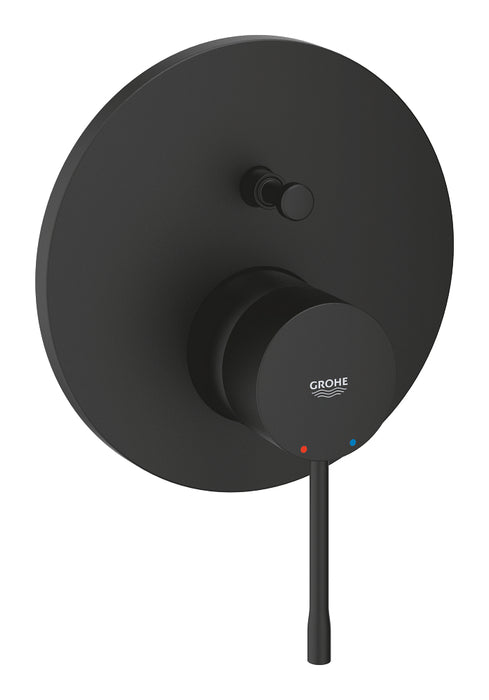 GROHE 24 167 KF1 ESSENCE Monomando con inversor de 2 vías negro