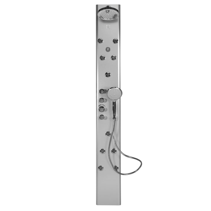 PRESTO 20004 Columna pysa hidromasaje termostática Aluminio/Cromo