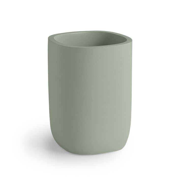 GEDY YL980700000 YLENIA Portacepillos verde mate