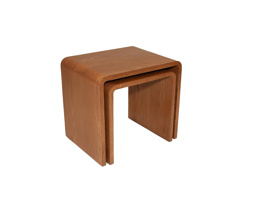 ANDREA HOUSE MU26006 S/2 Mesas Madera Fresno Oscuro