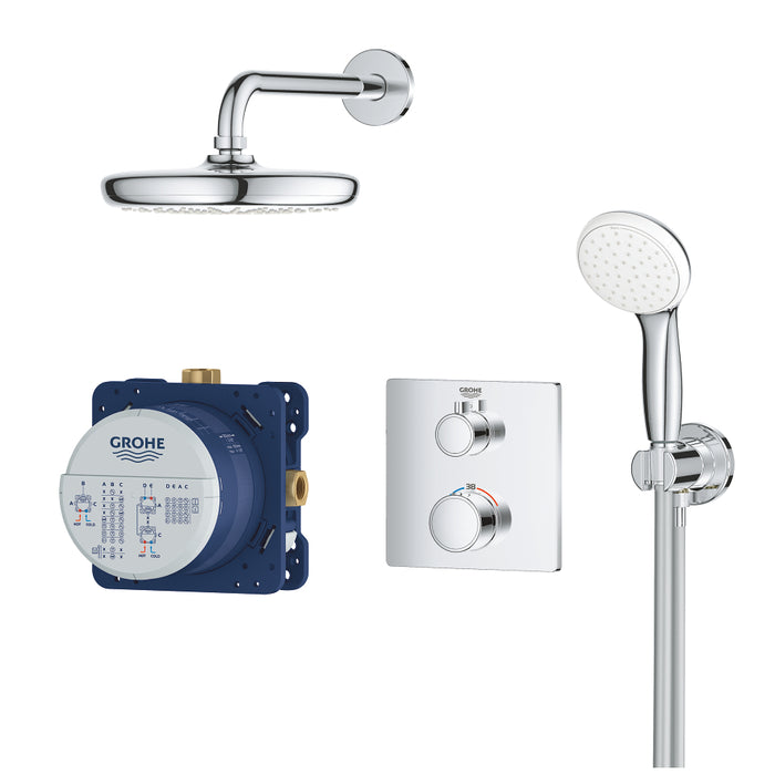 GROHE 34 729 000 GROHTHERM Thermostatic Shower Set Chrome