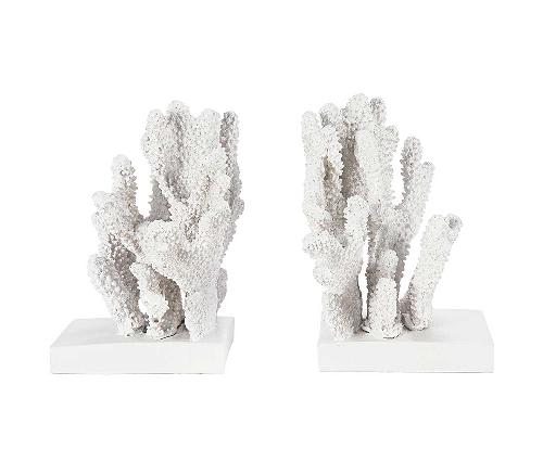 ANDREA HOUSE AX24076 2 Sujetalibros Coral 25X20X18 Cm