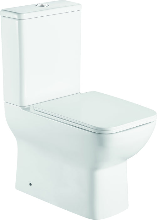 AQUORE 010272 CRETA Pack Inodoro BTW Compacto Blanco