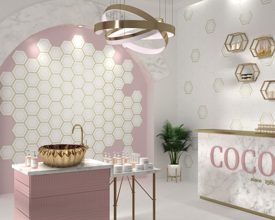 DUNE 188012 SELENE LIGHT GOLD Lavabo de Sobreencimera