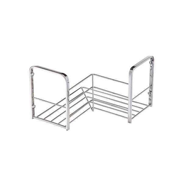 MEDITERRANEA 6001601 J-16 Angular Grid Soap Dish Chrome