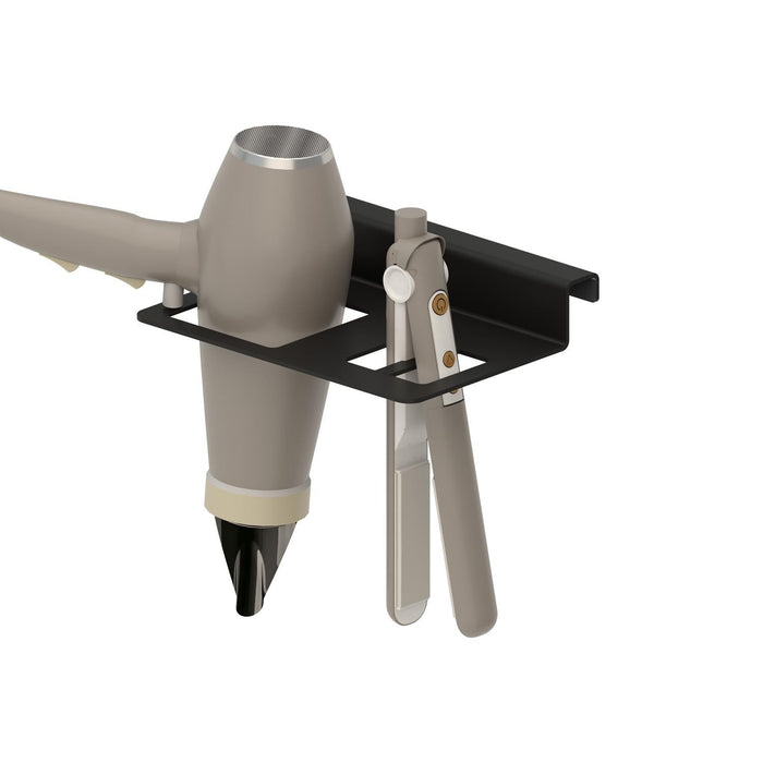BELTRAN 10447 ETNA Porta Secador Y Plaschas De Pelo Colgar En Mueble Negro