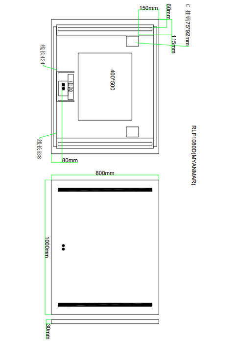 AQUORE MYANMAR Espejo Led