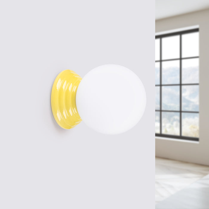 SOLLUX SL.1892 Aplique ZORI amarillo IP44 amarillo