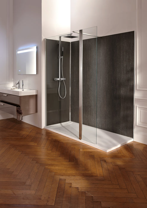 JACOB DELAFON C22WP90-GA CONTRA Mampara fija 90cm con minipanel y perfiles