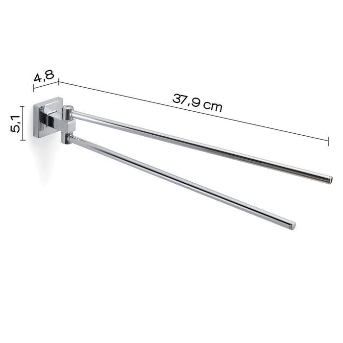 GEDY OI231300000 OLIMPO Toallero Doble Cromo