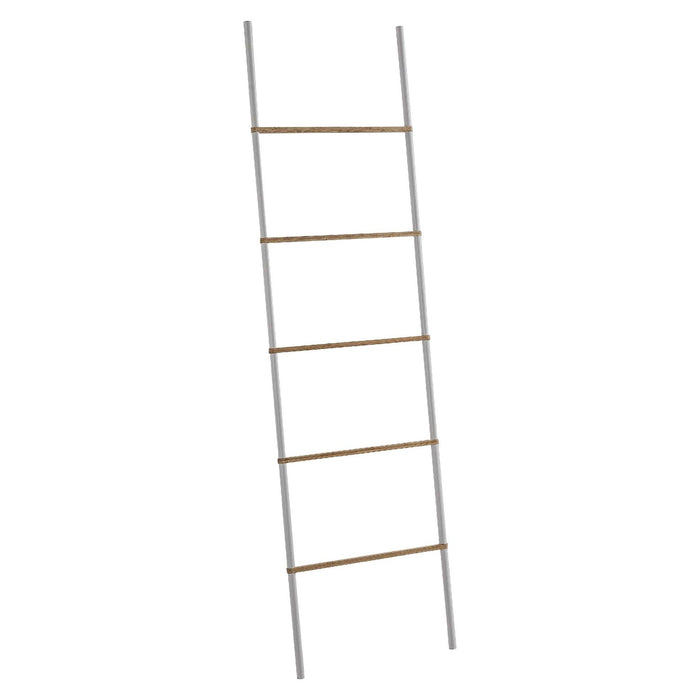 GEDY 30314000000 KENTA Toallero y Columna de Pie Blanco Mate-Natural