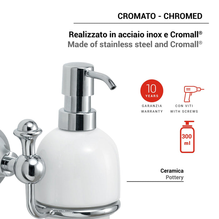 GEDY NV801300000 NEVIS Chrome Dispenser