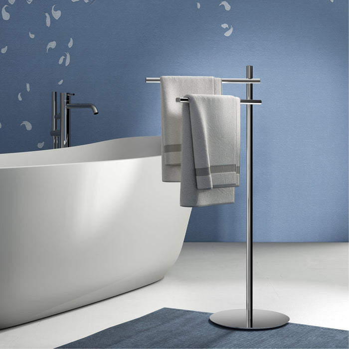 GEDY 14311300000 CIRCE Towel Rack and Free-Standing Column Chrome