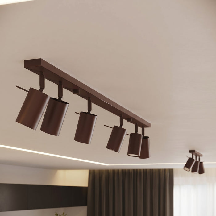 SOLLUX SL.2195 Aplique de pared RING marrón