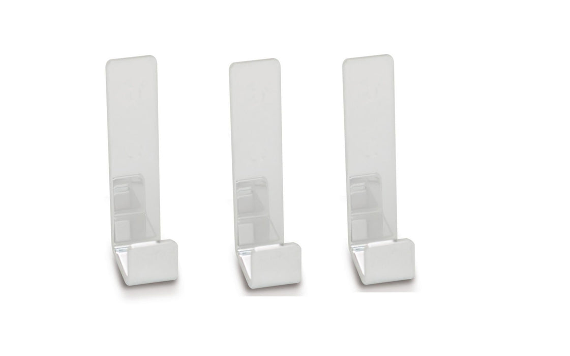 BELTRAN 943 HOTEL Pack.3 Individual Hangers M.Dubai Chrome Adhesive
