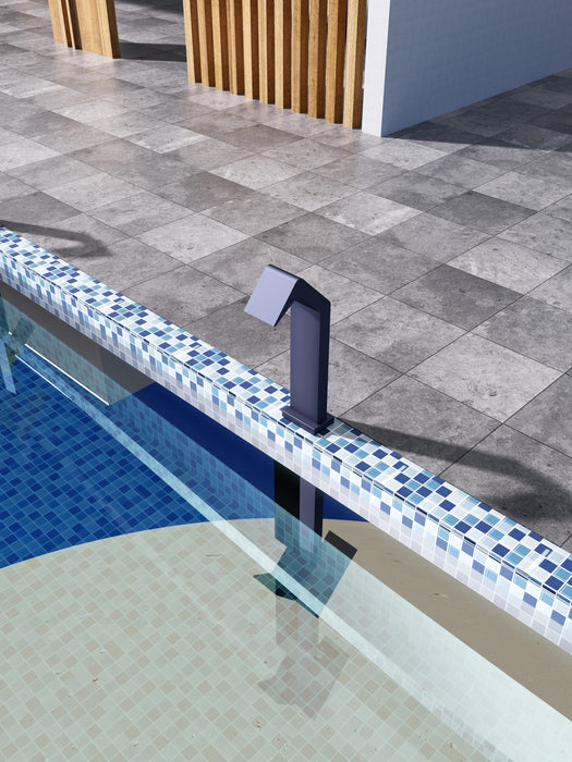 POOLIMEX CPN002/AAO NIÁGARA Rociador Cascada De Piscina 15Cm Acero S.316 Azul Océano