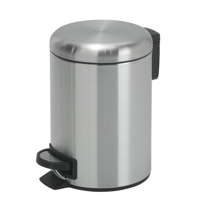 GEDY 32093800000 POTTY Papelera Con Tapa 3L Cepillado