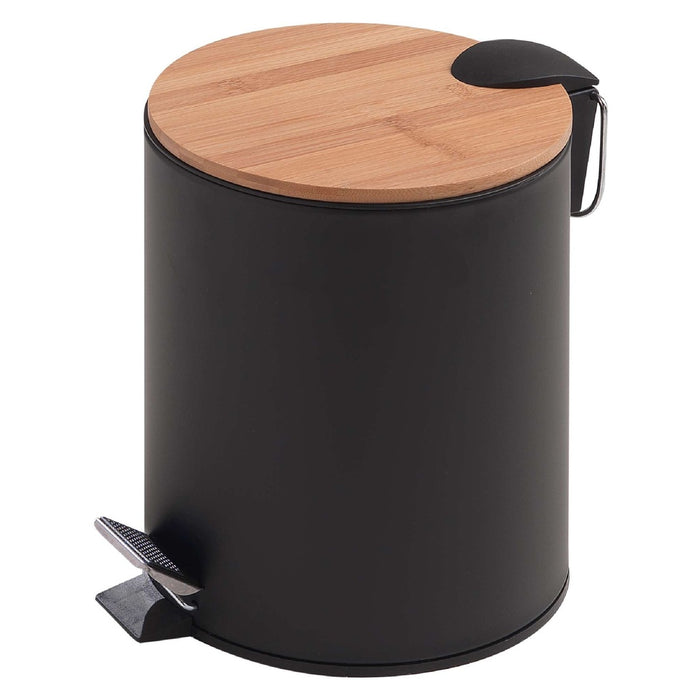 GEDY 14094100300 5 Liter Wastebasket Natural-Matte Black