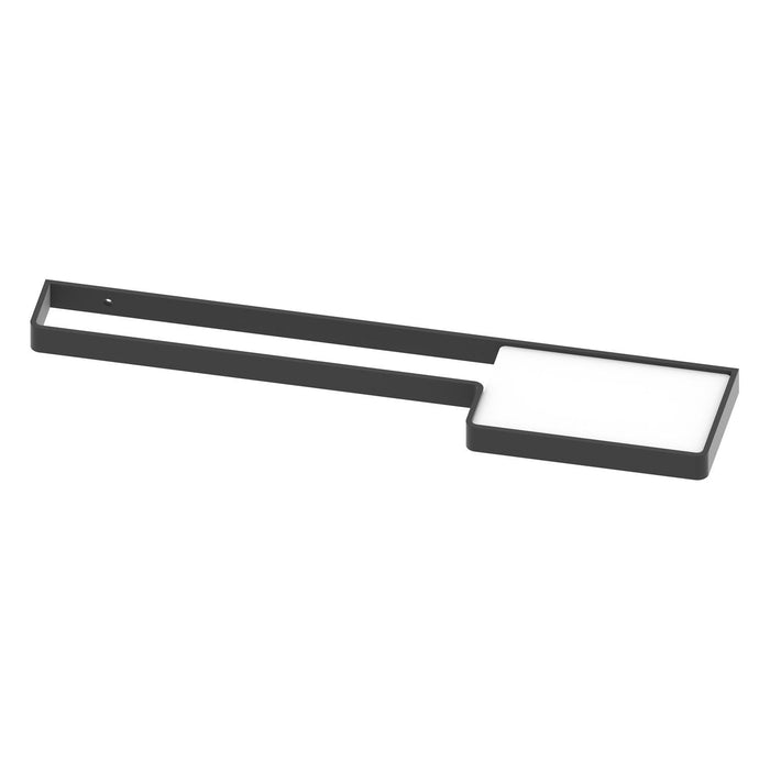 BELTRAN 10920 TURIN Towel Rack With Corian Tray 60 cm Black/White