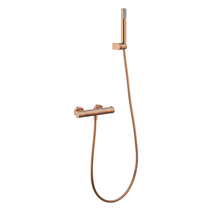 IMEX BTB063-5ORC BLESS-PALAU Termostatico Kit Oro Rosa Cepillado