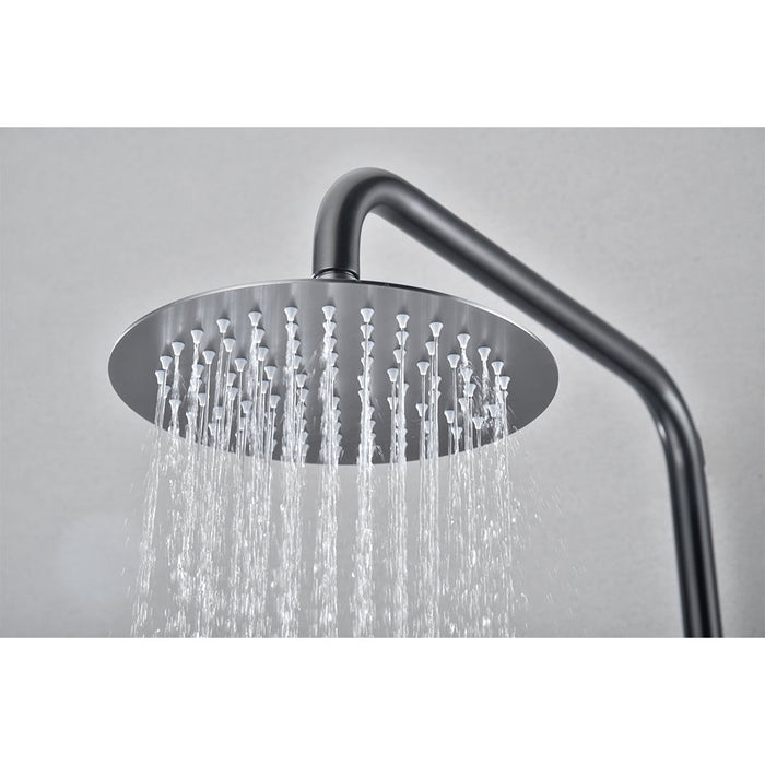 IMEX BDD038/BGM LINE Shower Set Single Lever Black Gun Metal