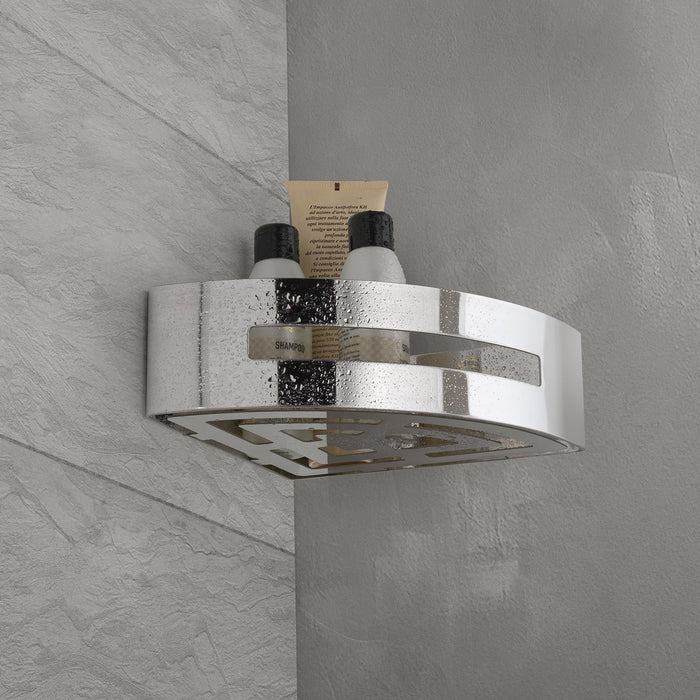 GEDY 77801300000 POSEIDON Angular Storage Holder Chrome