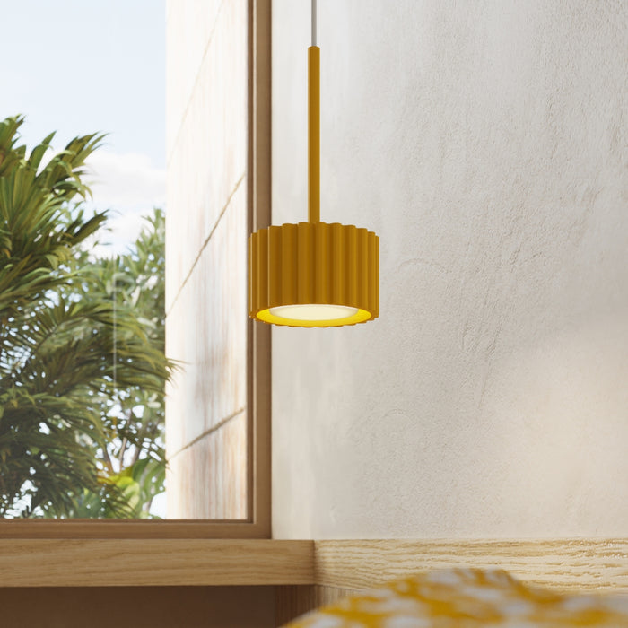 SOLLUX SL.2688 Lámpara colgante AURA 1 amarillo Gx53