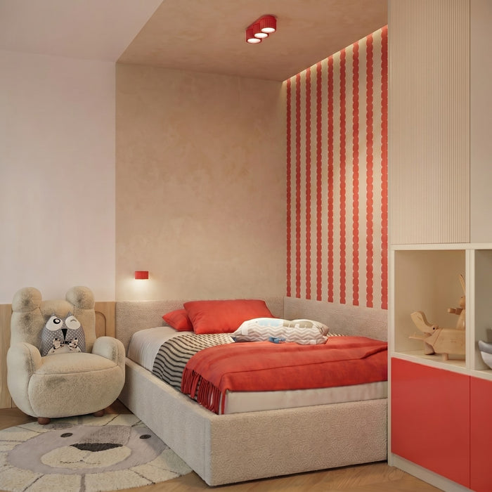 SOLLUX SL.2625 Aplique de pared AURA rojo Gx53