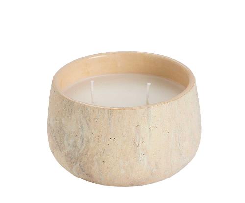 ANDREA HOUSE AX73164 Vela Cerámica Corfú Ø12,5X7,5Cm