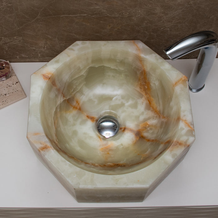 FORZINI FZ-LG-ON-MB-113 TIBERINUS Lavabo de ónix Verde claro