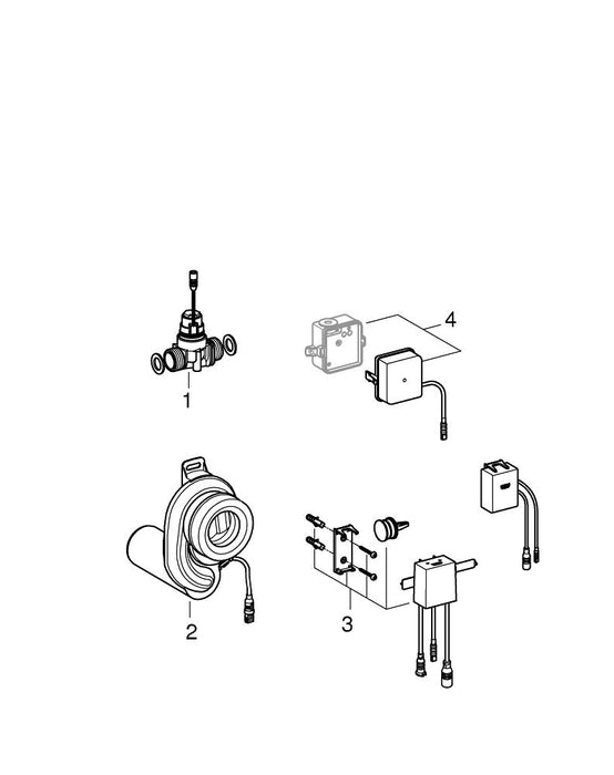 GROHE 39 369 000 Sensor de temperatura con BLUEtooth para urinario