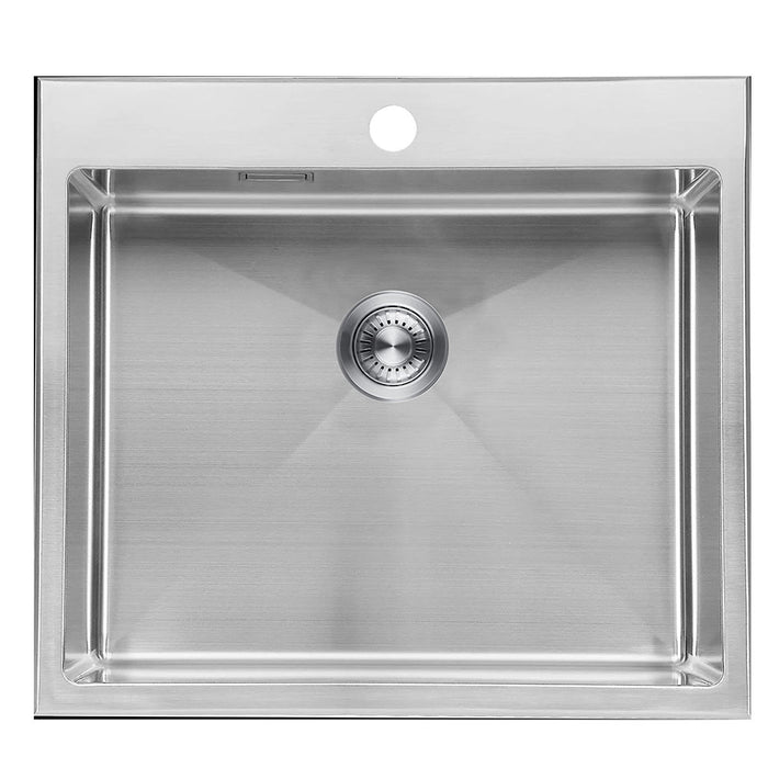 LLAVISAN L509424 FLAP Sink 50x40 Brushed Steel