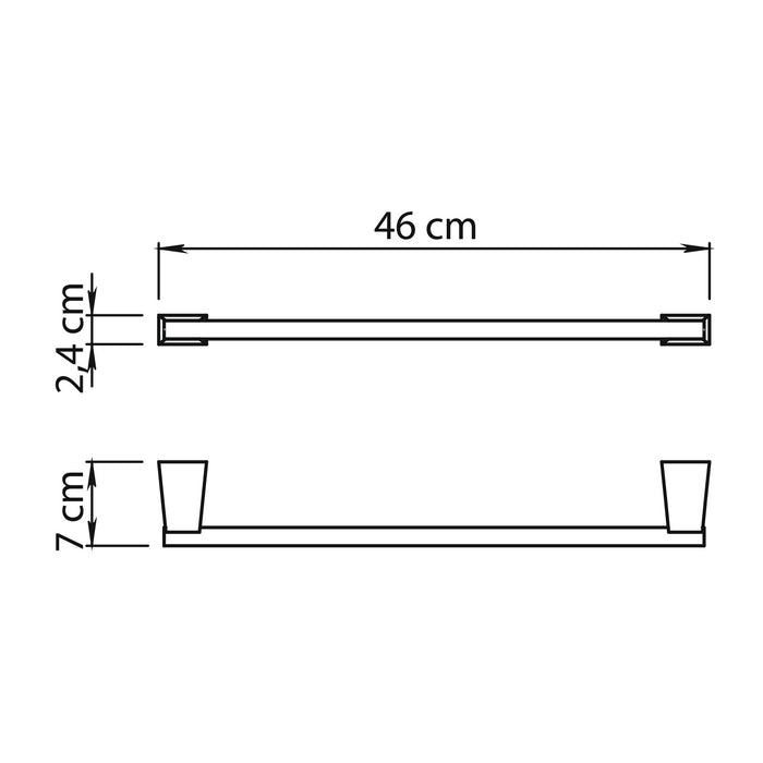 GEDY TN214588000 TONALE Toallero Oro Mate